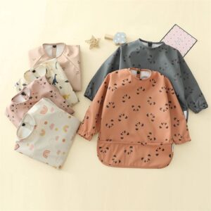 Baby Cartoon Pattern Anti-dirty Waterproof Clothes Bib