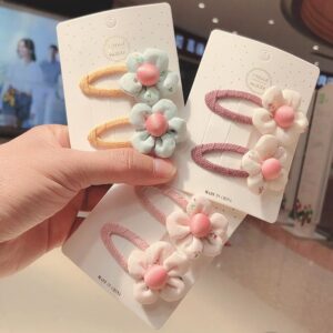 Girls Elegant Flower Decoration Hair Accessories