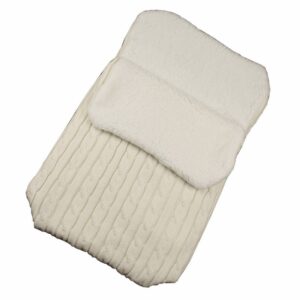 Baby New Winter Warm Knitted Plush Swaddle
