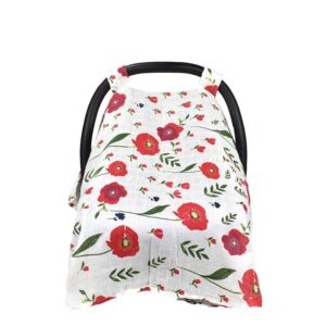 Soft Muslin Cartoon Print Seat Cover