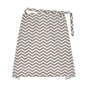 One Piece Cotton Print Baby Outdoor Breathable Nursing Cover With Pouch