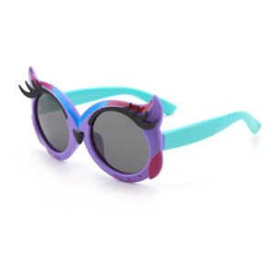 Kids Unisex Casual Cute Silicone Cartoon Pattern Sunglasses