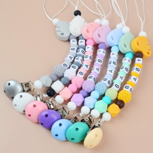 Baby Cartoon Silicone Tooth Gel Anti-Drop Pacifier Chains