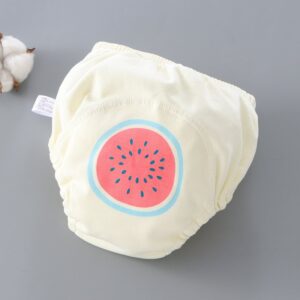 Baby Leak Proof Washable Waterproof Cotton Fruit Pattern Diaper