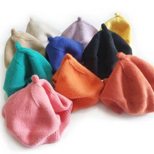 Kids Cute Pointed Design Woolen Hat