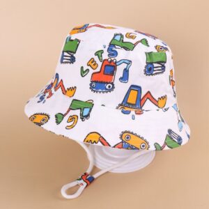 Kids Fashion Cartoon Pattern Bucket Hat