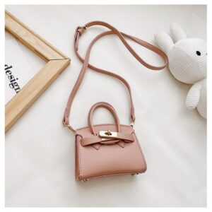 Children's Fashion Solid Color Crossbody Bag