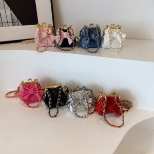 Children's Fashion Bow Mini Crossbody Bag