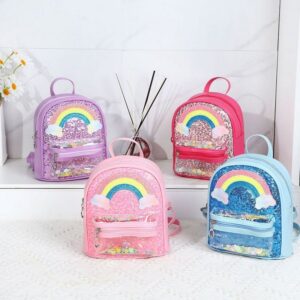 Kids Cartoon Rainbow Large Capacity Backpack
