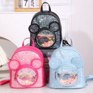 Sequins Kids Cute Cartoon Princess Mickey Backpack