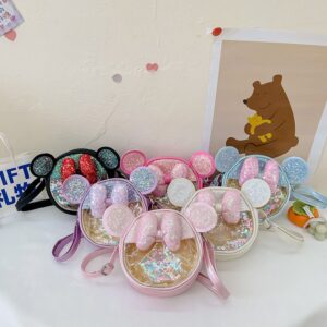 Cartoon Girls Princess Sequins Jelly Bag