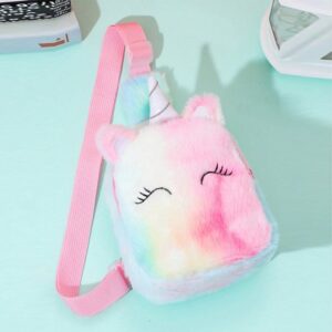 Cartoon Children's Unicorn Plush Chest Bag