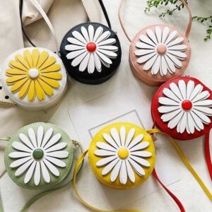 Kids Cute Cartoon Flower Crossbody Bag