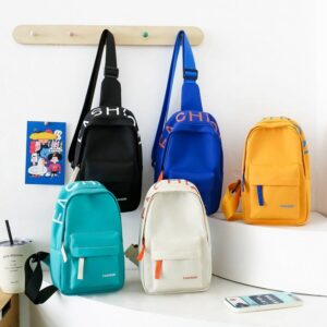 Kids Unisex Casual Cute Alphabet Chest Bag