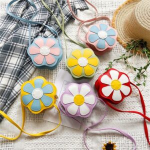 Girl Fashion Cute Floral Shape Crossbody Bag