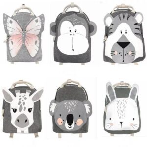 Kdis Cute Cartoon Animal Rabbit Butterfly Backpack
