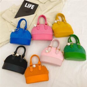 Children Kids Toddlers Fashion Retro Stitching Messenger Bag