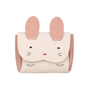Kids Unisex Cute Casual Contrast Embroidered Bunny Mini Change Shoulder Crossbody Bag