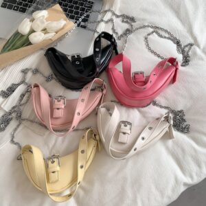 Children Kids Baby Fashion Girls Pu Leather Mini Shoulder Handle Bag