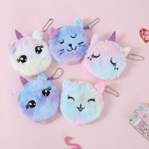 Cartoon Cat Plush Cute Coin Purse