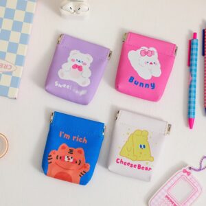 Cartoon Cute Rabbit Coin Purse Earphone Storage Bag Coin Purse