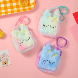 Plush Unicorn Shoulder Bag Coin Purse
