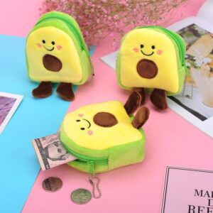 Children Kids Baby Fashion Cute Avocado Fruit Plush Toy Coin Purse