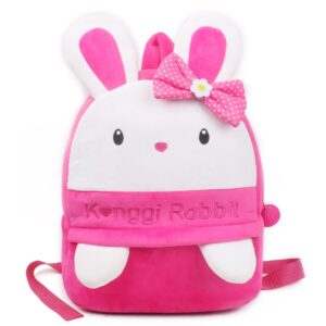 Children Kids Baby Fashion Cartoon Rabbit Plush Toy School Bag Backpack