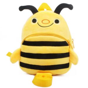 Children Kids Baby Fashion Cartoon Bee Plush Toy School Bag Backpack