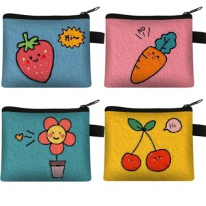 Children Kids Baby Fashion Cartoon Print Coin Card Purse