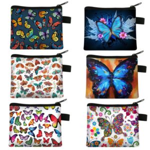 Children Kids Baby Fashion Cartoon Butterfly Print Coin Card Purse