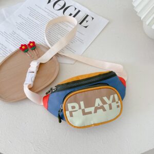 Children Kids Toddlers Fashion Girls Boys Letter Print Crossbody Bag Waistpack