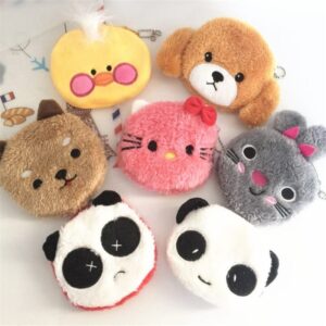 Kids Cute Mini Animal Shaped Plush Wallet