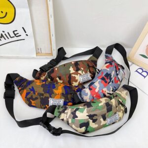 Kids Fashion Camouflage Belt Bag