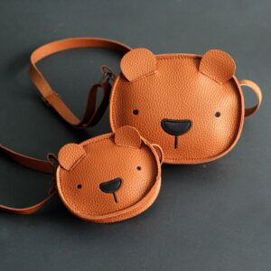 Girls Fashion Bear Pattern Crossbody Bags