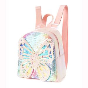Children's Cute Butterfly Sequins Mini Backpack