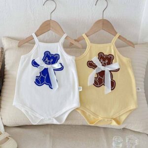 Kids Baby Boys Girls Casual Cute Cartoon Romper