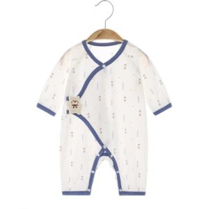 Baby Basic Cartoon Printing Thin Cotton Long-Sleeved Soft Romper