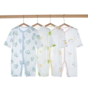 Kids Baby Boys Girls Casual Cute Cartoon Print Long Sleeve Romper