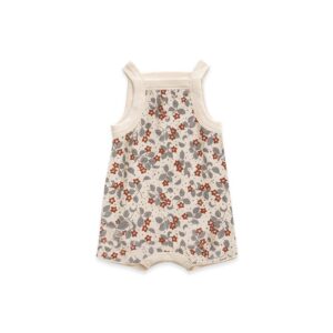 Baby Cute Tiny Flower Pattern Print Sleeveless Sling Romper