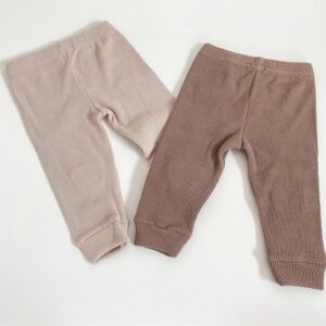 Kids Casual Cartoon Bear Pattern Sweatpants