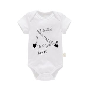 Toddlers Newborn Baby Fashion Boys Girls Short Sleeve Letter Print Basic Bodysuit