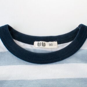 Boys Basic Round Neck Short-sleeved Striped T-Shirt