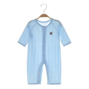 Kids Baby Boys Girls Casual Cute Solid Color Long Sleeve Romper