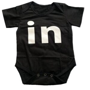 Kids Baby Boys Girls Casual Cute Letter Print Short Sleeve Round Neck Romper