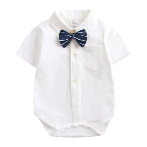 Toddlers Newborn Baby Boys Short-Sleeved Shirt Bodysuit