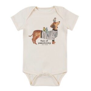 Kids Cute Cartoon Pattern Short Sleeve Crew Neck Romper