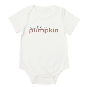 Summer Baby Short-sleeved Letter Print Briefs Romper