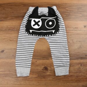Kids Cyclops Printed Horizontal Stripe Casual Pants