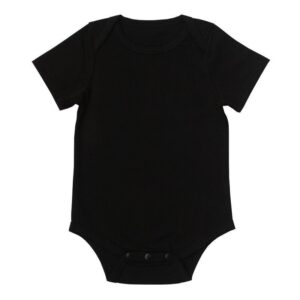 Baby Toddler Girl Boy Plain Short Sleeves Bodysuit